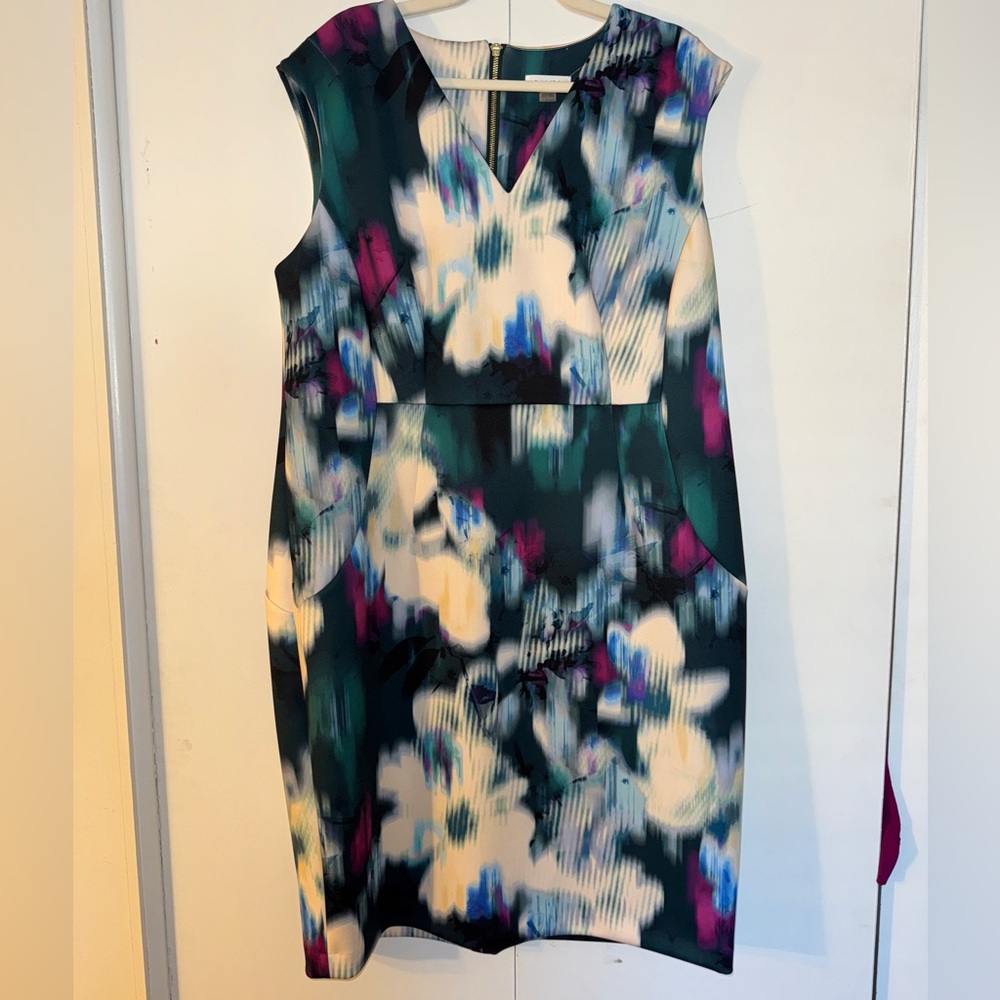 Calvin Klein Multicolor Floral Midi Dress